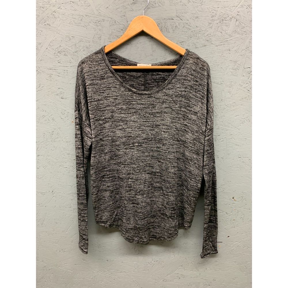 rag & bone Gray Relaxed Long Sleeve Tee